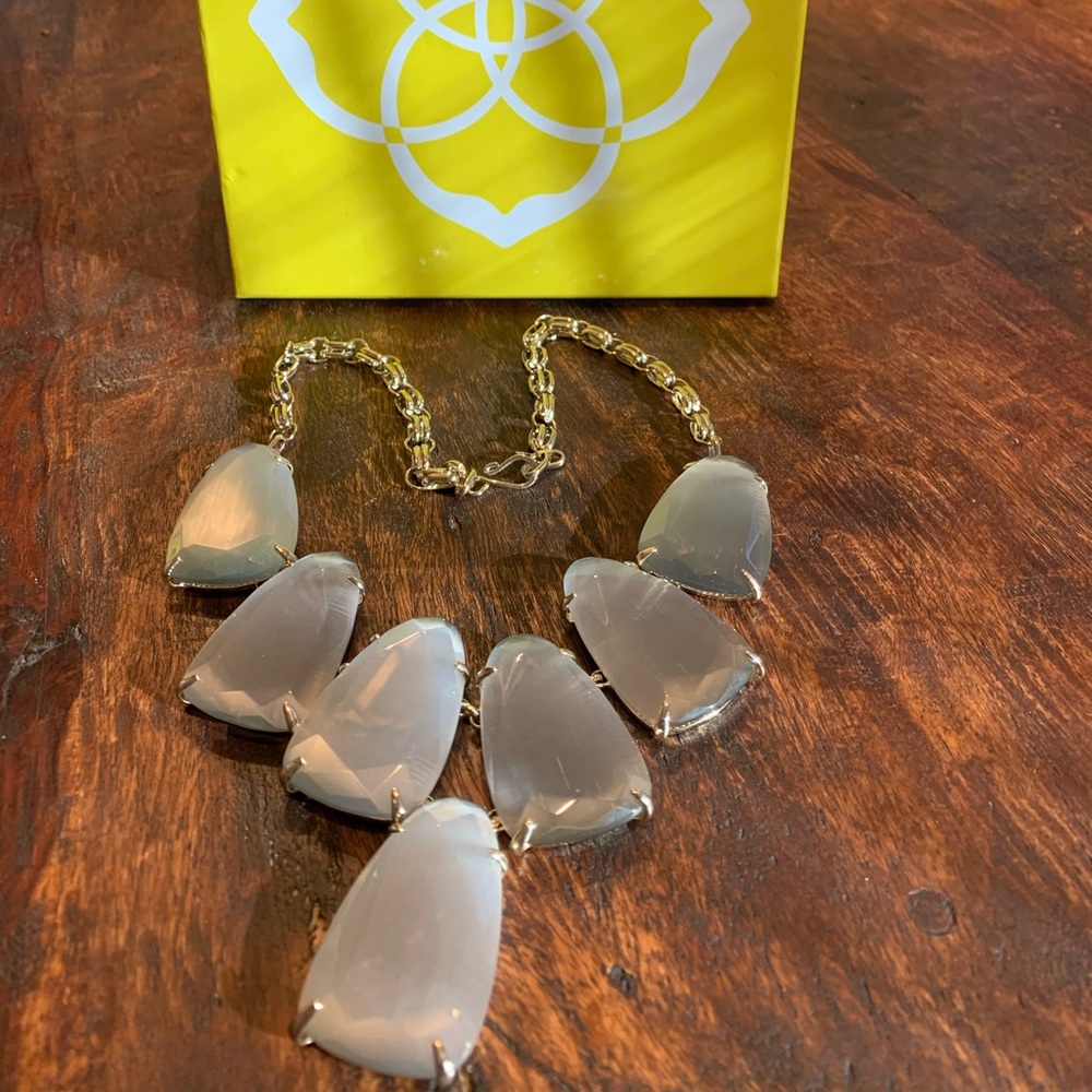 Kendra Scott Harlow Necklace Slate Grey